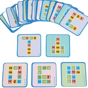 Haute qualité Montessori enfants modèle correspondant blocs <span class=keywords><strong>de</strong></span> <span class=keywords><strong>construction</strong></span> <span class=keywords><strong>jeu</strong></span> éducatif logique pensée formation cerveau jouets pour les enfants - Product Image 6