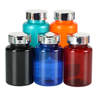 Bouteilles personnalisées Qianduo de 100 à 500 ml en PET pour médicaments liquides et infusions, pilules et gélules, avec bouchon à vis et impression sérigraphiée