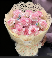 Papier d'emballage classique imperméable à motif floral, nouveau design, papier dentelle enduit pour emballage de fromage au sel marin, matériau d'emballage floral