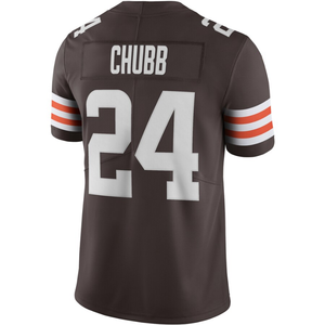 Grosir 2023 Jersey sepak bola kualitas tinggi Garret 4 # desaun Watson #24 Chubb celana pendek jahit lengan pendek sejuk - Product Image 3
