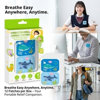 Patch d'aromathérapie adhésif portable, parfum naturel pur, aide à améliorer la respiration et à soulager l'inconfort nasal à tout moment et en tout lieu