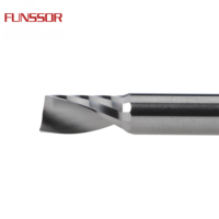 Fresa espiral de carburo de un solo filo, para grabado CNC en madera/acrílico/ACM