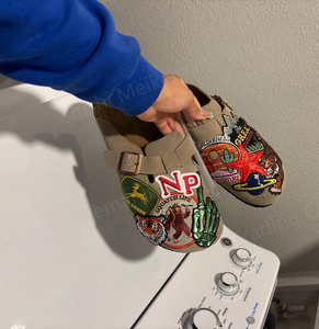 Zapatos Zuecos de Mujer de Alta Calidad 2025, Venta Directa de Fábrica, Cuero Vacuno Completo, Estilo Semi-Abierto, Suela de Corcho Cómoda - Product Image 4