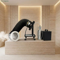 LUXAROMES Diffuseur de parfum autonome 5000m³ Nébuliseur à air froid bi-fluide Diffuseur d'arômes commercial indépendant sans eau