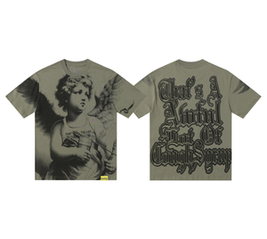 T-shirt décontracté surdimensionné pour homme en coton 100% de qualité supérieure, avec code QR, motif 'that's a awful lot of cough syrup'. - Product Image 1