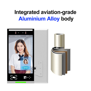Aluminum Housing 10 Inch Ambience Light and LED Light Face Detection Device Android Face Recognition and QR Code RFID - Product Image 5