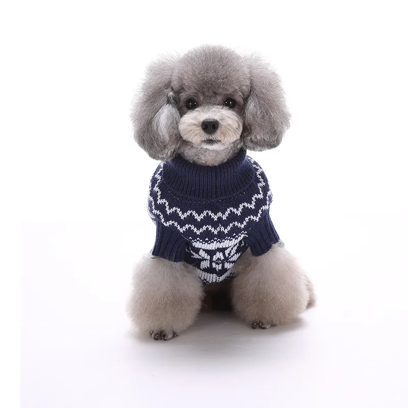 2022 Xl Nieuwe Mode Kerst Puppy Luxe Huisdier Sneeuw Spray Trui Dier Pluizige Ster Print Winter En Warmer Hoodie Voor Hond