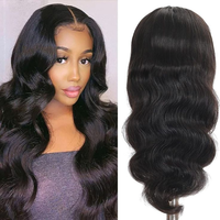 Perruque Body Wave 360 en cheveux humains brun clair avec filet intérieur respirant pour femme – Options de coiffage polyvalentes