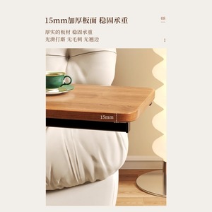 Varias mini mesitas de noche de esquina móviles para dormitorio y sala de estar, sofá, polea, estante de mesa lateral para té y uso en la cabecera - Product Image 5