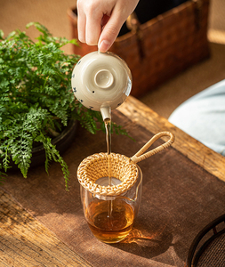 1PC Natural Bamboo <strong>Tea</strong> Strainer Infuser Filter Infusor <strong>Tea</strong> Tools <strong>Sieve</strong> for <strong>Tea</strong> Brewing Drinkware Accessories Colander Gadgets - Product Image 2