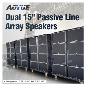 Altavoz Line Array de 3 Vías KA-1 Dual de 15 Pulgadas, Altavoz Profesional para Eventos al Aire Libre, Altavoces Lineales de Primera Calidad - Product Image 1