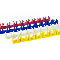 Collier de serrage en U multi-gang pour tuyaux PPR, 16/20 mm, pour fixation de conduites de plomberie et d'électricité, personnalisé en usine
