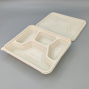 Boîtes à emporter compostables très résistantes, fabriquées à partir d'amidon de maïs naturel, parfaites pour les restaurants - Product Image 5