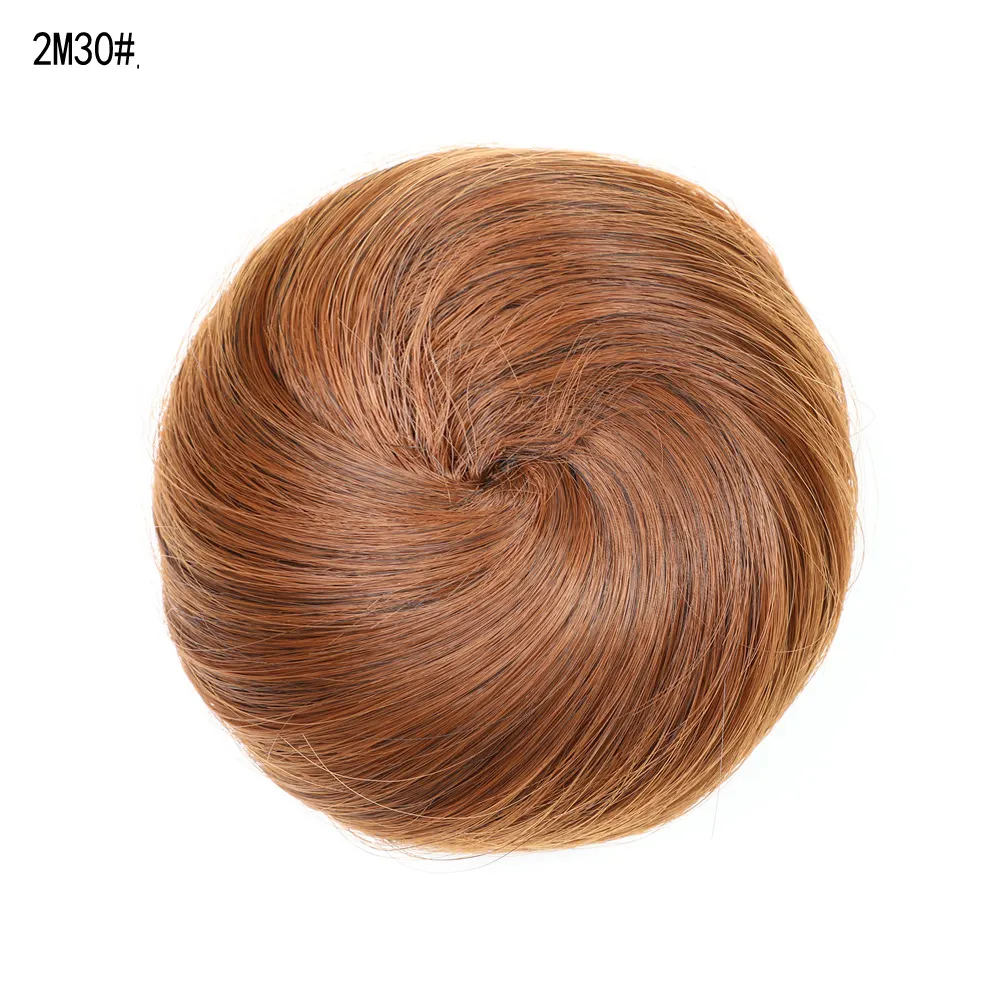 Europese Mode Bruiloft Populaire Vrouwen Hair Extensions Synthetische Trekkoord Paardenstaarten Hittebestendige Haar Donut Chignon En Bun