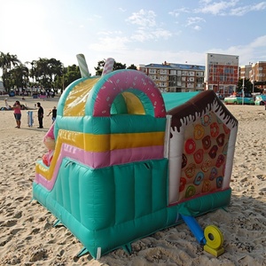 Thương mại cấp <span class=keywords><strong>mini</strong></span> PVC kẹo nhà trả lại Trampoline 3.5*4.2m <span class=keywords><strong>Inflatable</strong></span> nhảy bouncy lâu đài cho đám cưới hoặc sinh nhật - Product Image 4
