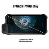 PDA portable robuste de 6,3 pouces, étanche IP68, Android 11.0, W888, batterie 5000 mAh, en stock