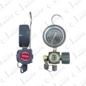Coolworld เกจวัดแรงดันน้ำมันต่ำชนิดท่อร่วมไอเสีย R134a R22 R32 R410A - Product Image 1