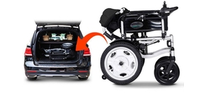 <span class=keywords><strong>Fauteuil</strong></span> <span class=keywords><strong>roulant</strong></span> électrique portable léger avec dossier Équipement de réadaptation pour handicapés pour la physiothérapie utilisée pour la fixation - Product Image 5