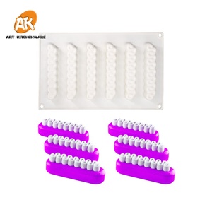 <span class=keywords><strong>Moldes</strong></span> de Silicona <span class=keywords><strong>para</strong></span> Pastel de Mousse con Forma de Ola de 6 Cavidades AK <span class=keywords><strong>para</strong></span> Repostería, <span class=keywords><strong>Moldes</strong></span> <span class=keywords><strong>para</strong></span> Gelatina, <span class=keywords><strong>Moldes</strong></span> <span class=keywords><strong>para</strong></span> <span class=keywords><strong>Chocolate</strong></span> DIY MC-147 - Product Image 6