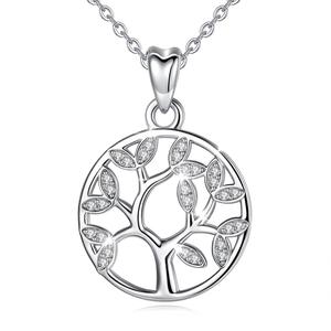 Familia feliz amor <span class=keywords><strong>del</strong></span> Día de la madre de plata 925 con esterlina chapados en rodio collar de joyas de plata - Product Image 1