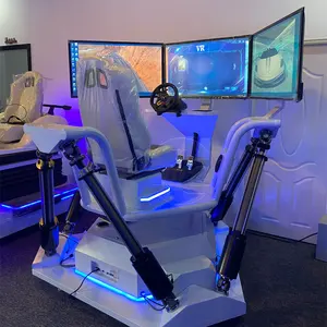 Popüler 3 ekran VR araba yarışı yeni stil video oyunu makinesi teşvik f1 simülatörü diğer eğlence parkı ürünleri