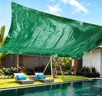 Bâche en PE durable et imperméable, tissée unie, abri de camping personnalisé enroulable, résistant au vent et à la pluie