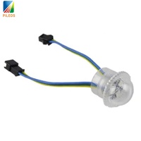 Al Aire Libre impermeable 12V Ucs1903 WS2811 punto de luz LED 26mm 3LEDs 6LEDs para Parque de Atracciones Navidad vacaciones decoración IP68 calificación