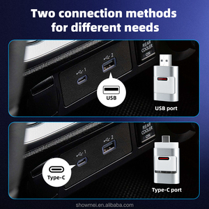 Adaptador Inalámbrico Carplay 2 en 1 con Doble Puerto MINI, Dongle Inalámbrico para Android Auto - Product Image 3