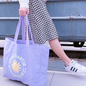 Hot WholeSale Eco-friendly High Quality Custom Large Capacity <b>Canvas</b> Cotton TOTE Shopping Bags With Logo - Product Image 6