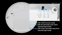 PDLUX Luz de Techo Smart Life con Sensor de Movimiento de Seguridad Interior para Lámpara E27, 1 Unidad