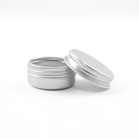 Boîte en métal aluminium pour crème cosmétique, bougie, 5g, 10g, 15g, 25g, 30g, 50g, 80g, 100g, 120g, 150g, 200g, 250g, 300g, 500g
