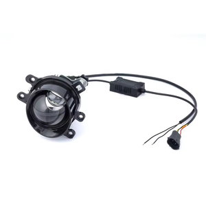 F9 + 1 3 pouces LED projecteur lentille haute qualité automobile phare pièces <span class=keywords><strong>de</strong></span> rechange 6000K blanc froid antibrouillard - Product Image 5