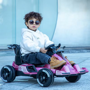 Go Kart Eléctrico Unisex para Niños Barato con Control Remoto, Coche de Carreras de Juguete Montable con Batería Recargable Hecho de Plástico - Product Image 1