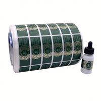 사용자 정의 기름 병 스티커 기름 유리 점 적기 병 라벨 10ml 병 라벨 크기에 대한 금박 스티커