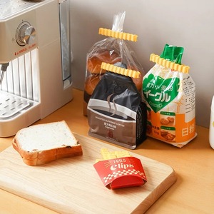 12pcs French Fries Sealing <b>Clip</b> Fridge Magnet Snacks Sealing <b>Clip</b> Food Small <b>Clip</b> Kitchen Plastic Bag Seasoning Sealing Strip - Product Image 6