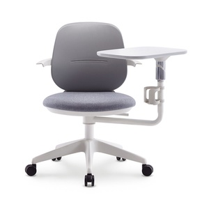 Ergonomic Fabric Conference Room Folding <b>Chair</b> Stackable Foldable Training Office <b>Chair</b> With Writing <b>Pad</b> - Product Image 2