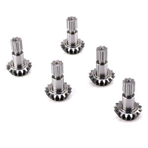 เพลาเฟืองเหล็กกล้ากลึงด้วยเครื่อง CNC ความแม่นยำสูง พร้อมความคลาดเคลื่อน +/-0.05 มม. การอบชุบแข็งด้วยความร้อน 45-55HRC สำหรับระบบส่งกำลังมอเตอร์ - Product Image 1