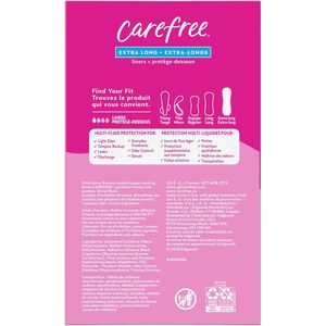 Doublures de culottes non parfumées extra longues et non emballées Insouciantes 100ct Protège-culottes quotidiens jetables pour femmes légères et confortables - Product Image 2