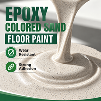 Resin Lantai Epoxy Pasir 25kg Efek Marmer Berkualitas Tinggi, Self Leveling, Tahan Aus untuk Hunian, Garasi, dan Ruang Bawah Tanah