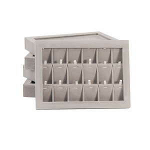 Estuche para Joyas en Oferta, Caja de Almacenamiento de Cuero para Viaje, Cajas de Exhibición para Collares, Organizadores de Joyas de Terciopelo en Stock - Product Image 1