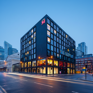 Structure de bâtiment métallique préfabriqué en acier lourd pour hôpital et école, soudage, matériaux durables, grande hauteur - Product Image 2