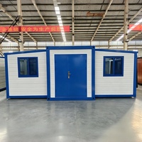 Casa Contenedor Prefabricada Expandible, Edificio Modular para Proyectos de Alojamiento de Trabajadores en Campamentos de Ingeniería en el Extranjero