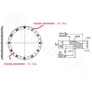 L3.812 กรอบนาฬิกาเรืองแสงสำหรับนาฬิกาอัตโนมัติไฮโดรคอนเควสต์ 42 มม - Product Image 5