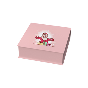 HENGXING Wholesale Magnetic Gift Box <b>Christmas</b> Gift Packaging Box Custom <b>Boxes</b> Packaging Pink Rigid Cardboard - Product Image 4