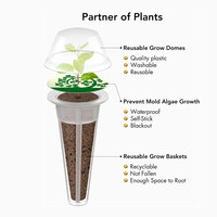 Panier de plantation respirant de haute qualité, blocs de tourbe hydratants pour semis, mini culture sans terre, éponge d'enracinement hydroponique