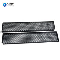 Fabrication sur mesure de tôles métalliques, estampage de plaques en acier inoxydable pour les boîtiers de racks d'amplificateurs