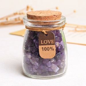 Bottiglia dei Desideri in Cristallo Naturale, Ghiaia Degaussante, Polvere di Ametista Bianca, Minerali Standard all'Ingrosso dalla Cina per Matrimoni e Compleanni - Product Image 6