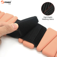 Poids de fitness en silicone personnalisés avec logo pour chevilles et poignets – Bracelets d'entraînement portables en silicone pour poignets et chevilles 1LB 2LB 4LB