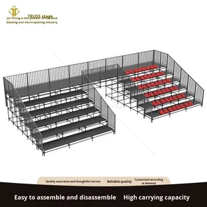 Gradas Rectangulares Desmontables y Desmontables de la Marca <span class=keywords><strong>Rhea</strong></span>, para Uso en Eventos y Hipódromos, Provenientes de China - Product Image 4