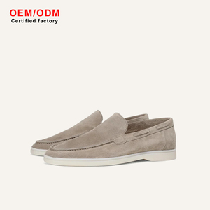 Mocasines sin cordones para hombre al por mayor, cómodos, de cuero genuino, zapatos formales de vestir, para negocios, oficina, casuales, planos, para boda 2026 - Product Image 1